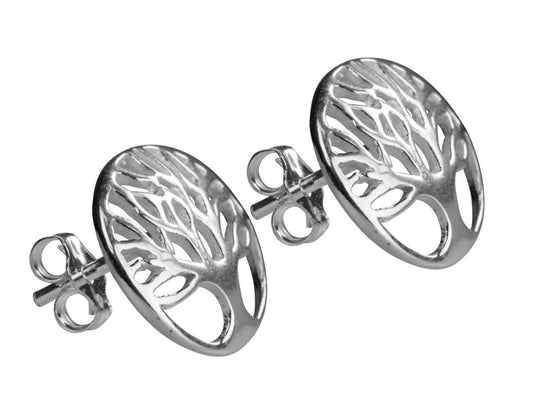 Boucles d'oreilles Arbre de vie , Argent 925 - PARADOXE