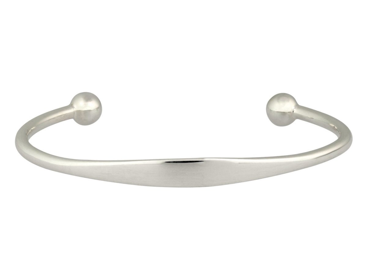 Bracelet Jonc enfant a graver, Argent 925 - PARADOXE
