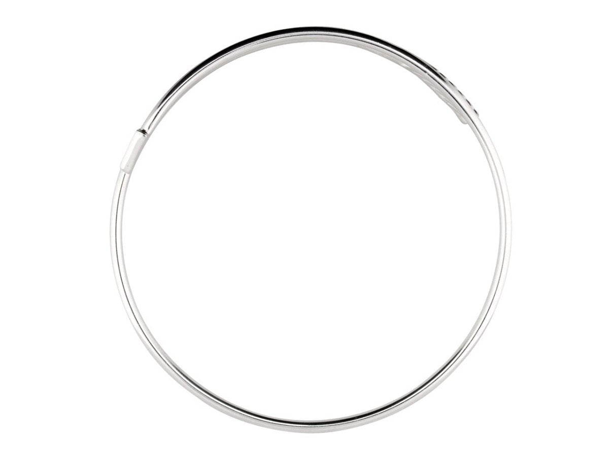 Bracelet Jonc ouvert Flèche , Argent 925 - PARADOXE