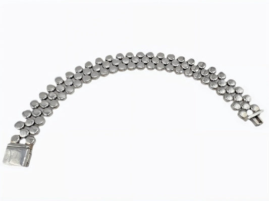 Bracelet linéa cercle , Argent 925 - PARADOXE