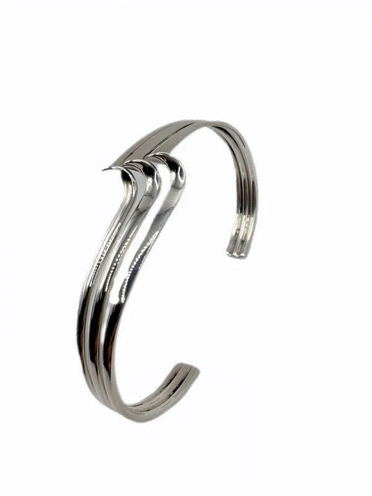 Bracelet ondulé , Argent 925 - PARADOXE