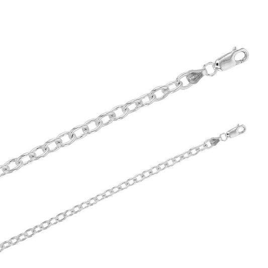 Chaîne de cou maille forçat , Argent 925 - PARADOXE