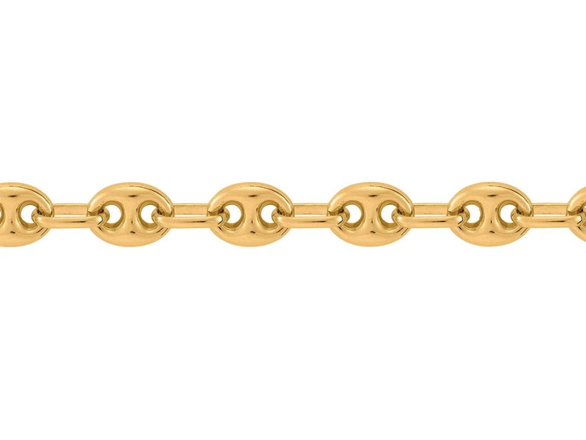 Chaîne maille Grain de café , Or 18k - PARADOXE
