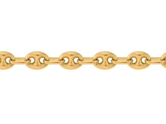 Chaîne maille Grain de café , Or 18k - PARADOXE
