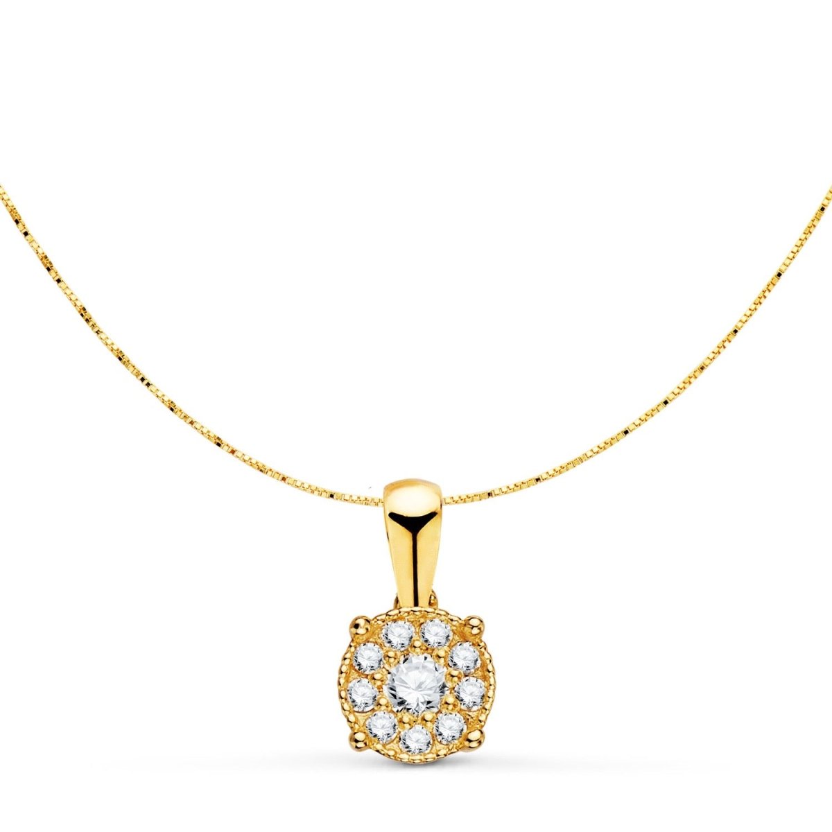 Chaine rond Diamants 0.182cts G - VS2, Or 18K - PARADOXE