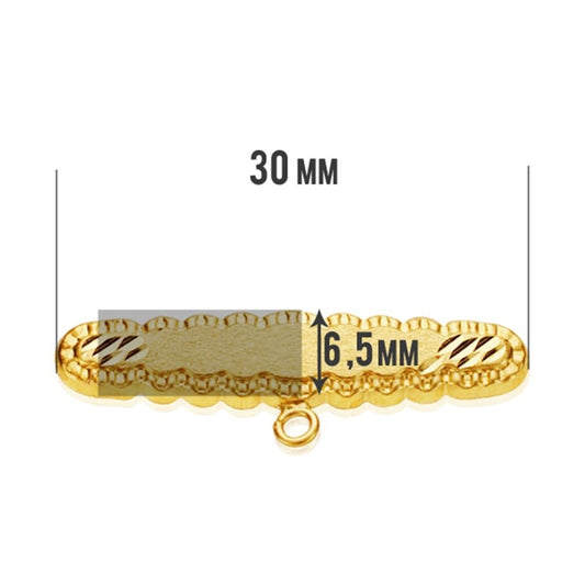 épingle de bébé diamanté a motif , Or 9K - PARADOXE