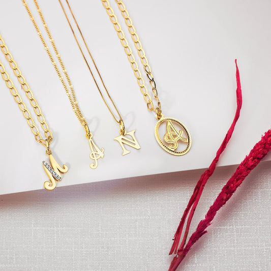 Pendentif lettre Y zirconium , Or 18K - PARADOXE