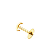 Piercing oreille demi-lune en or jaune 18 carats