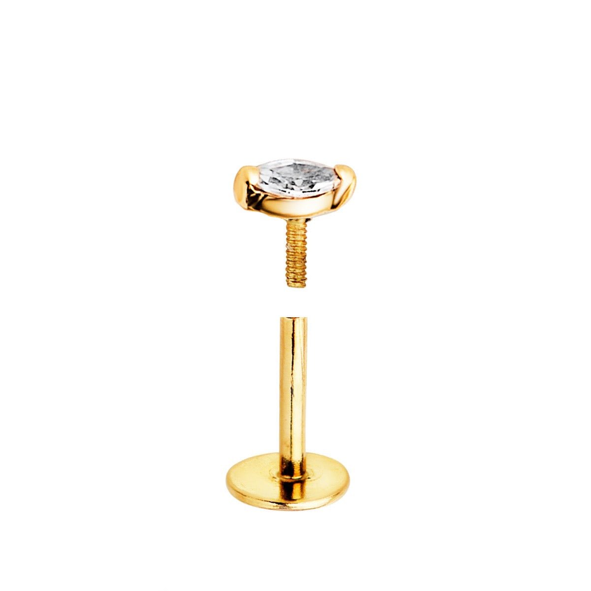 Piercing marquise , OR 18K - PARADOXE