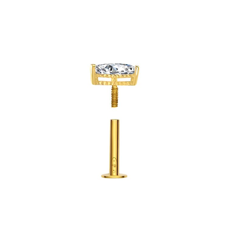 Piercing trillion , OR 18K . - PARADOXE