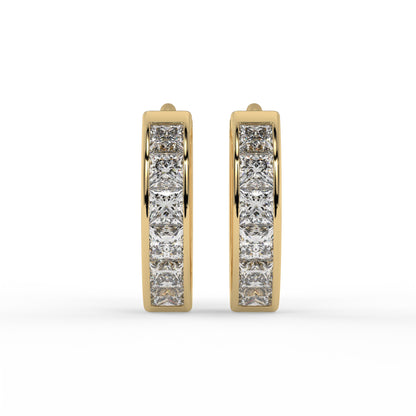 Piercing anneau zirconium, OR JAUNE 9K.