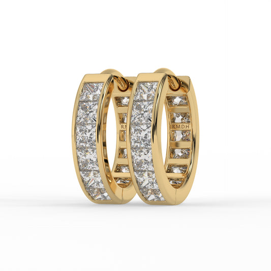 Piercing anneau zirconium, OR JAUNE 9K.