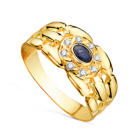 Bague panter ajouré ,Or jaune 18K