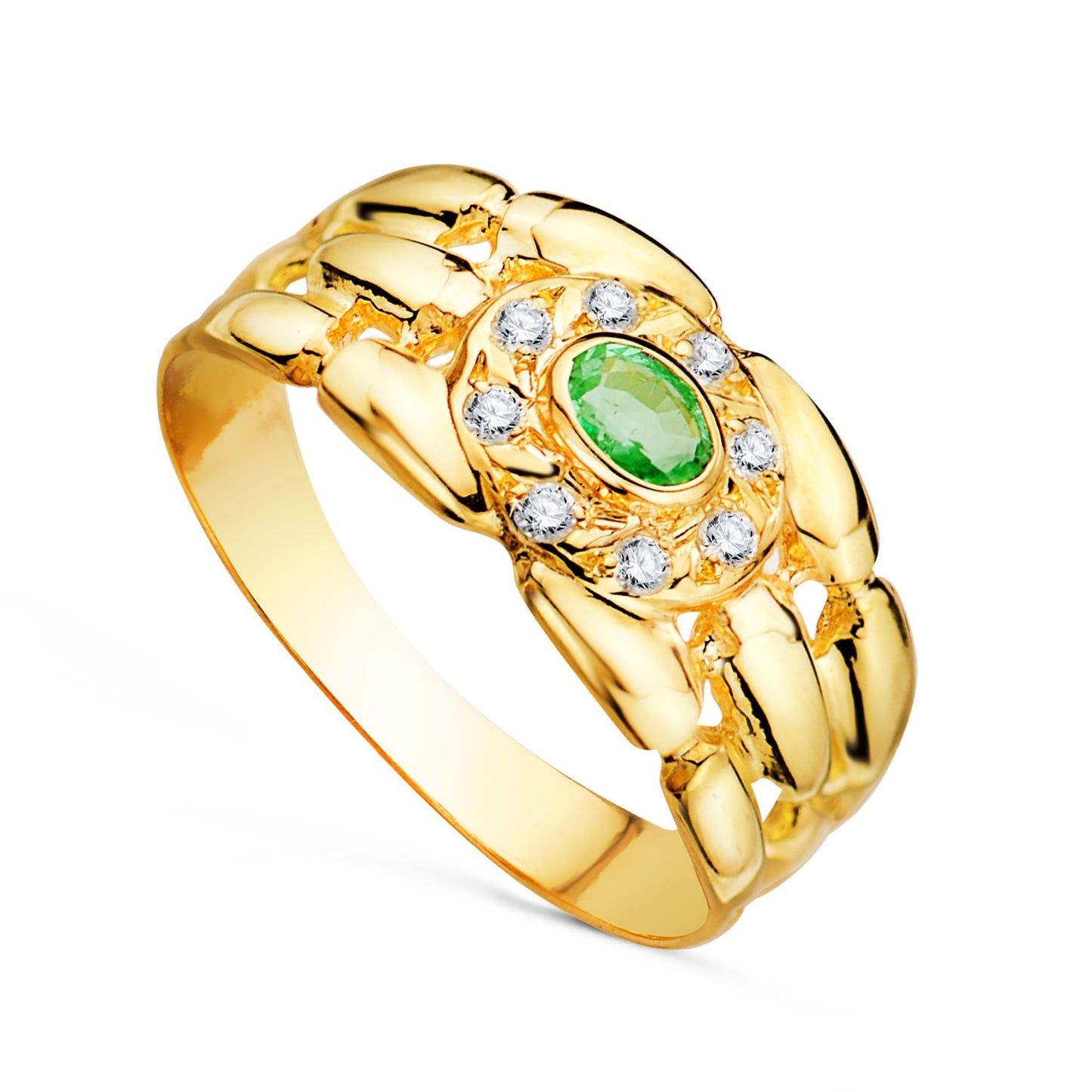 Bague panter ajouré ,Or jaune 18K