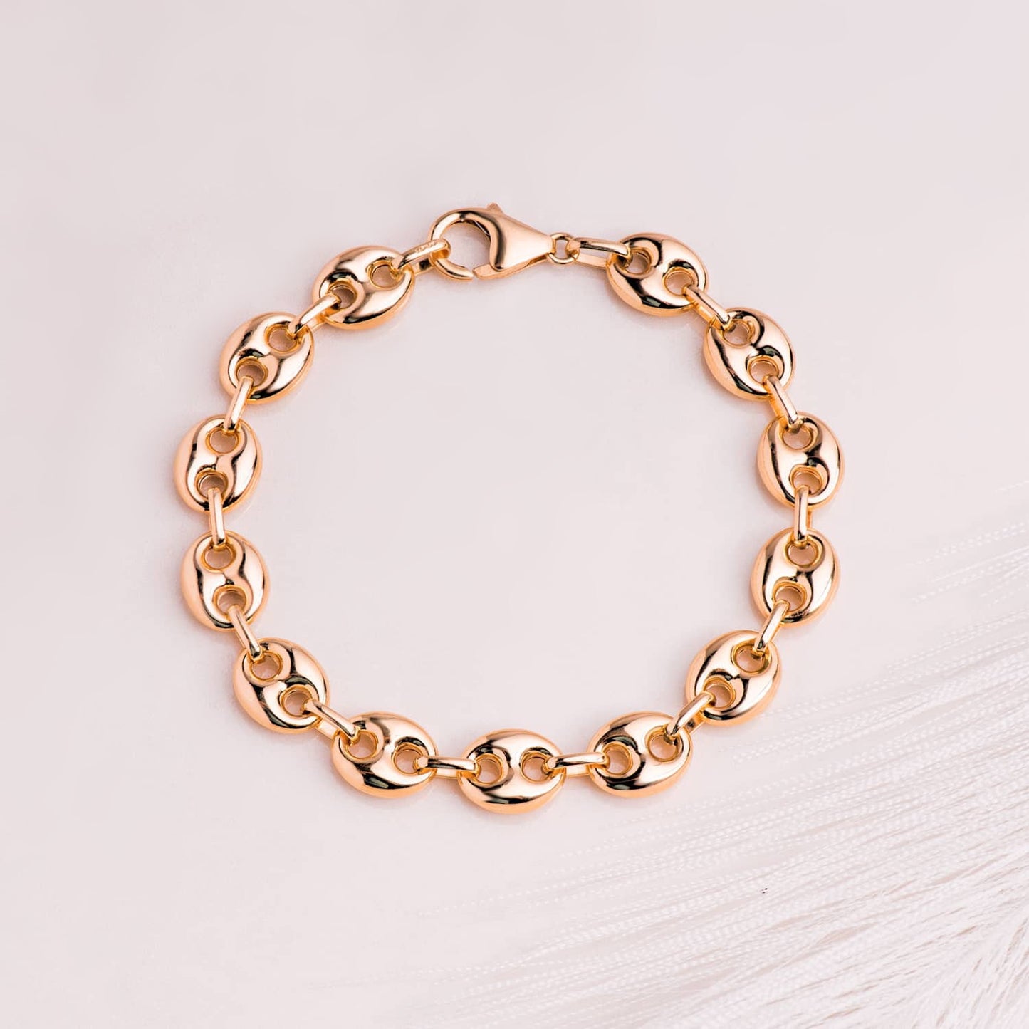 Bracelet grain de café , Or 18k