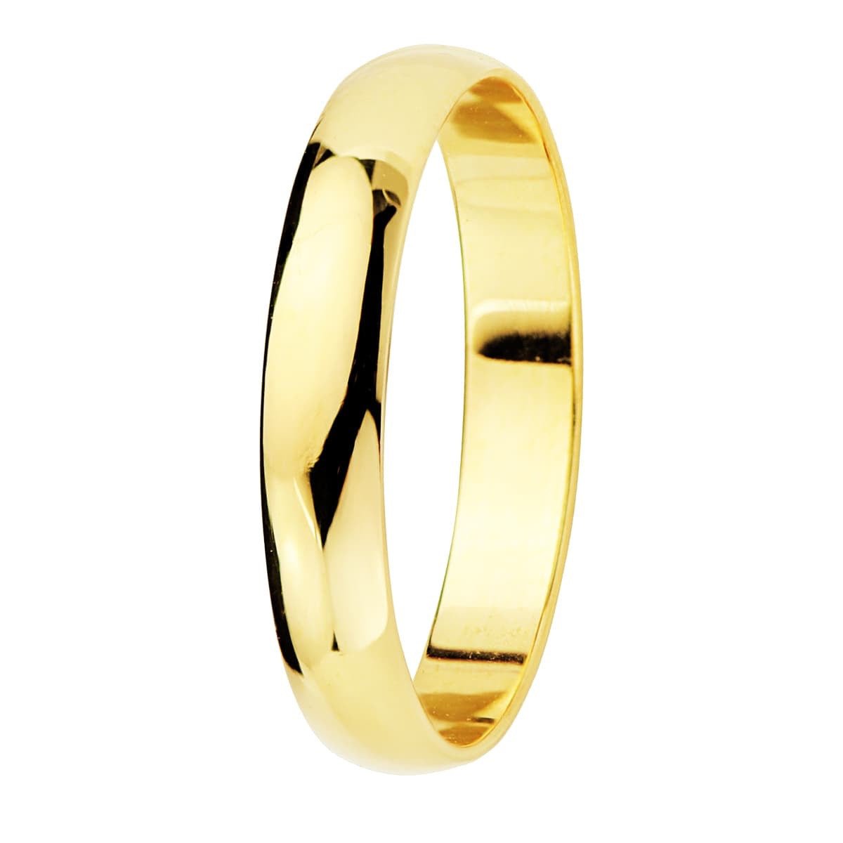 Alliance lisse brillant , Or 18K - PARADOXE