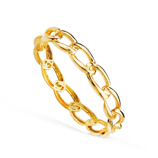 bague maillons bilbao , Or 18K - PARADOXE
