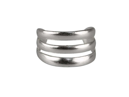 Boucle d'oreille earcuffs triple rangée, Argent 925 - PARADOXE