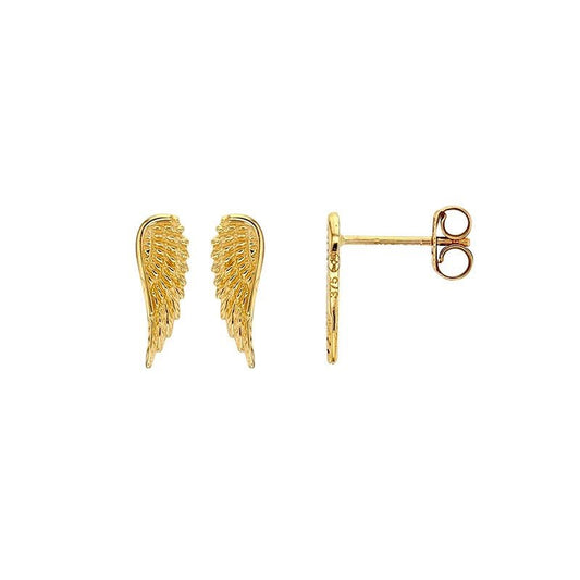 Boucles d'oreilles Ailes , Or 9K - PARADOXE