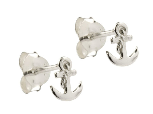 Boucles d'oreilles Ancre, Argent 925 - PARADOXE