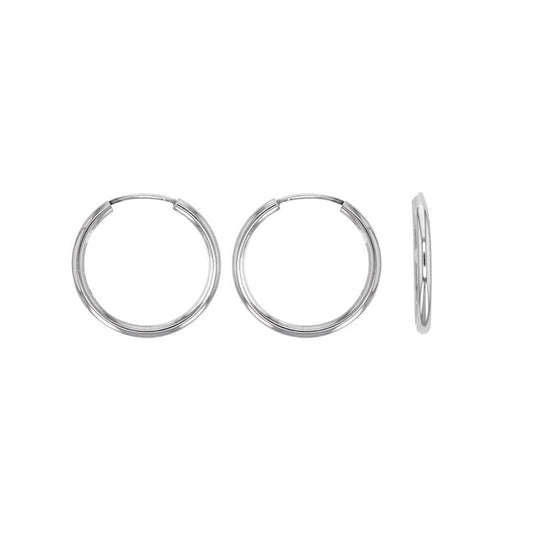 Boucles d'oreilles créoles , Or 9K - PARADOXE