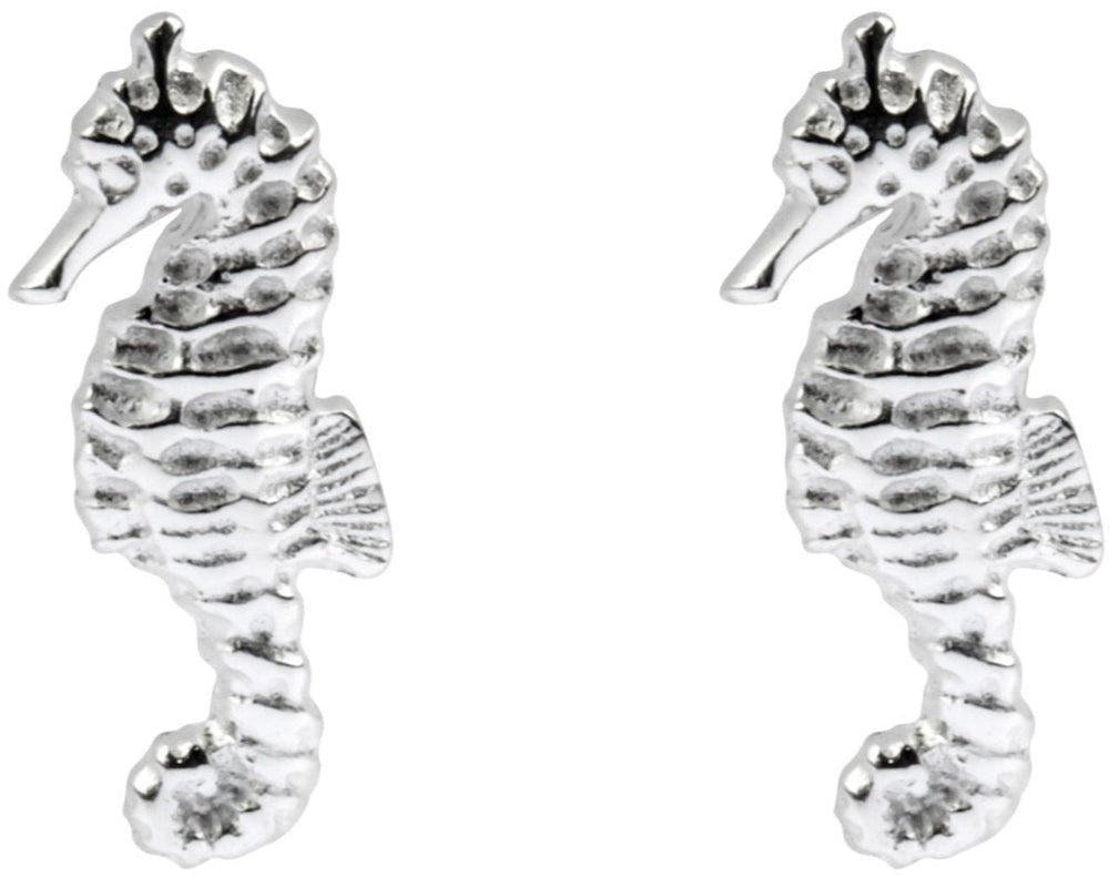 Boucles d'oreilles Hippocampe, Argent 925 - PARADOXE