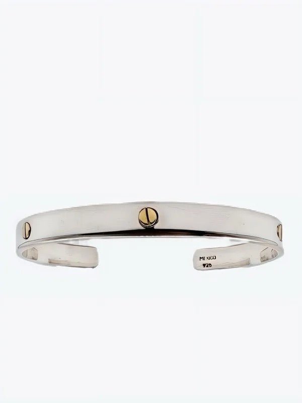 Bracelet 3 points , Argent 925 & Laiton - PARADOXE