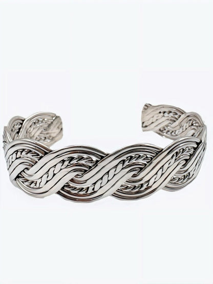Bracelet corde plate , Argent 925 - PARADOXE