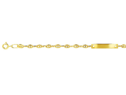 Bracelet Identité bébé Grains de café, Or 18k - PARADOXE