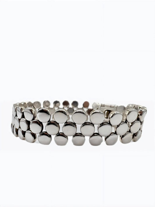 Bracelet linéa cercle , Argent 925 - PARADOXE