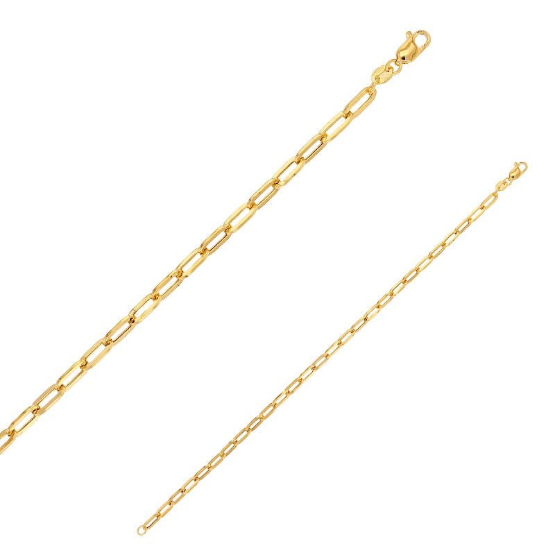 Bracelet maille jaseron, Or 9K - PARADOXE