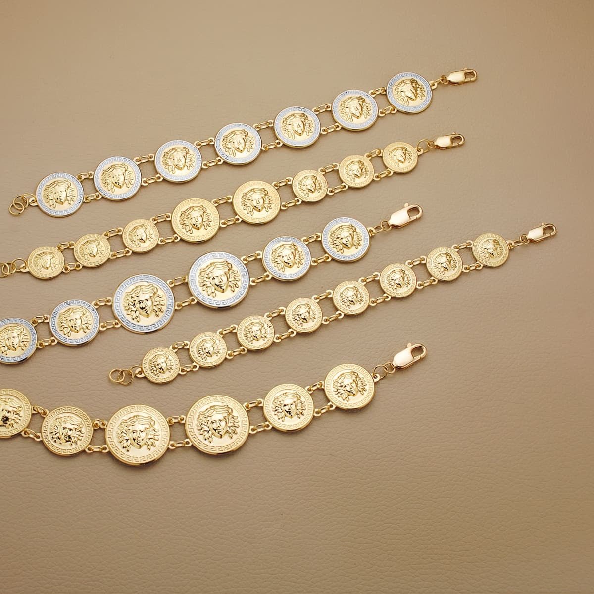 Bracelet médusa 20mm & 15mm , Or 18K - PARADOXE