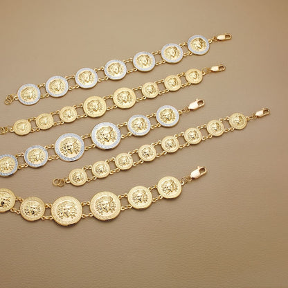 Bracelet médusa 20mm & 15mm , Or 18K - PARADOXE