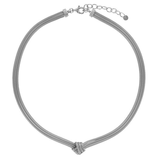 Bracelet noeud tressé ,Argent 925 - PARADOXE