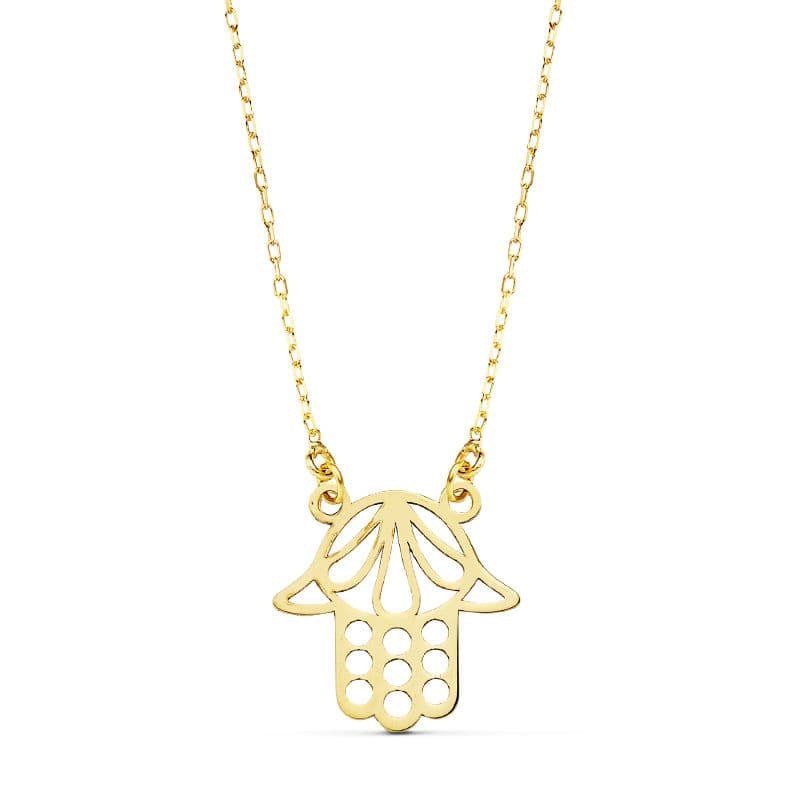 Chaine avec main de fatma , Or 18K - PARADOXE