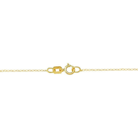 Chaine carril zircon , Or Bicolore 18k - PARADOXE