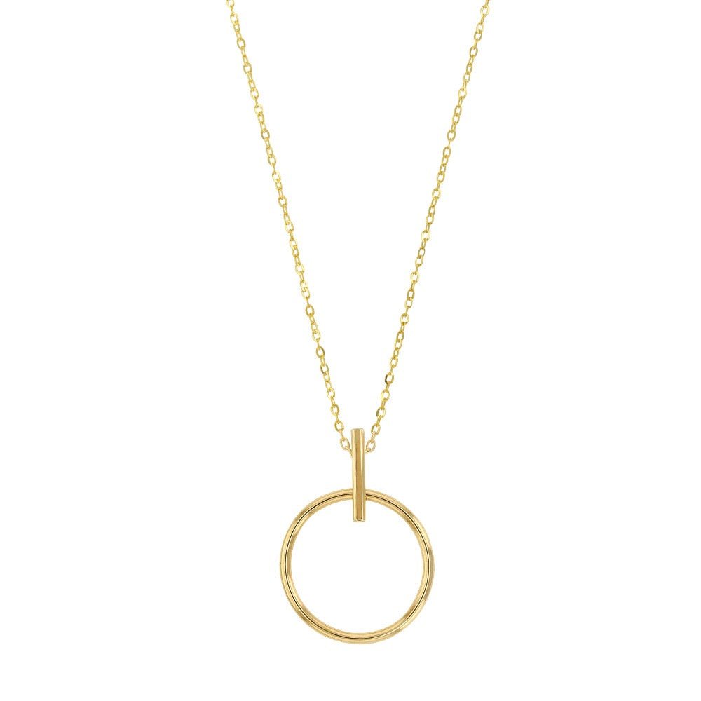 Chaine cercle uni , Or 9K - PARADOXE