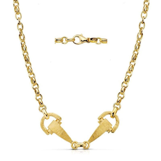 Chaine étrier , Or 18K - PARADOXE