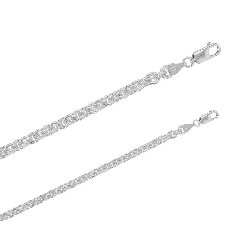 Chaine maille forçat ,Argent 925 - PARADOXE