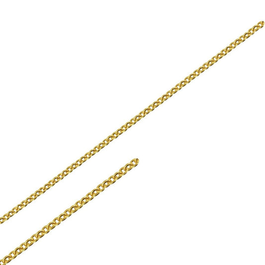 Chaîne maille Forçat ronde , Or 18k - PARADOXE