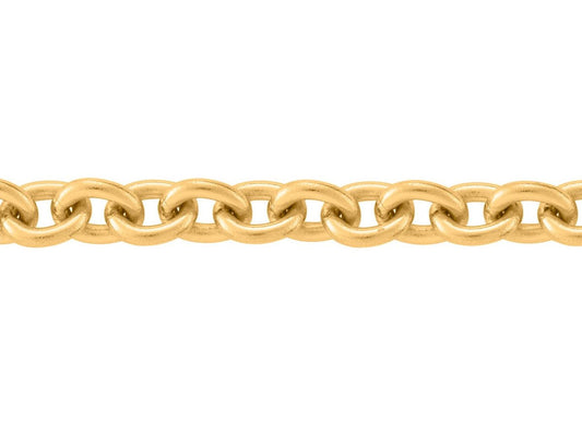 Chaîne maille Forçat ronde , Or 18k - PARADOXE