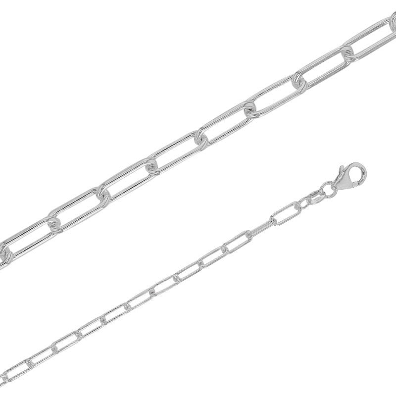 Chaine maille jaseron ronde longue ,Argent 925 - PARADOXE