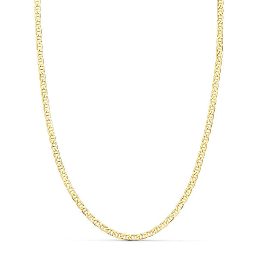 Chaîne maille Marine Battue , Or 18k - PARADOXE