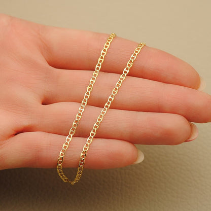 Chaine maille marine , Or 18k - PARADOXE