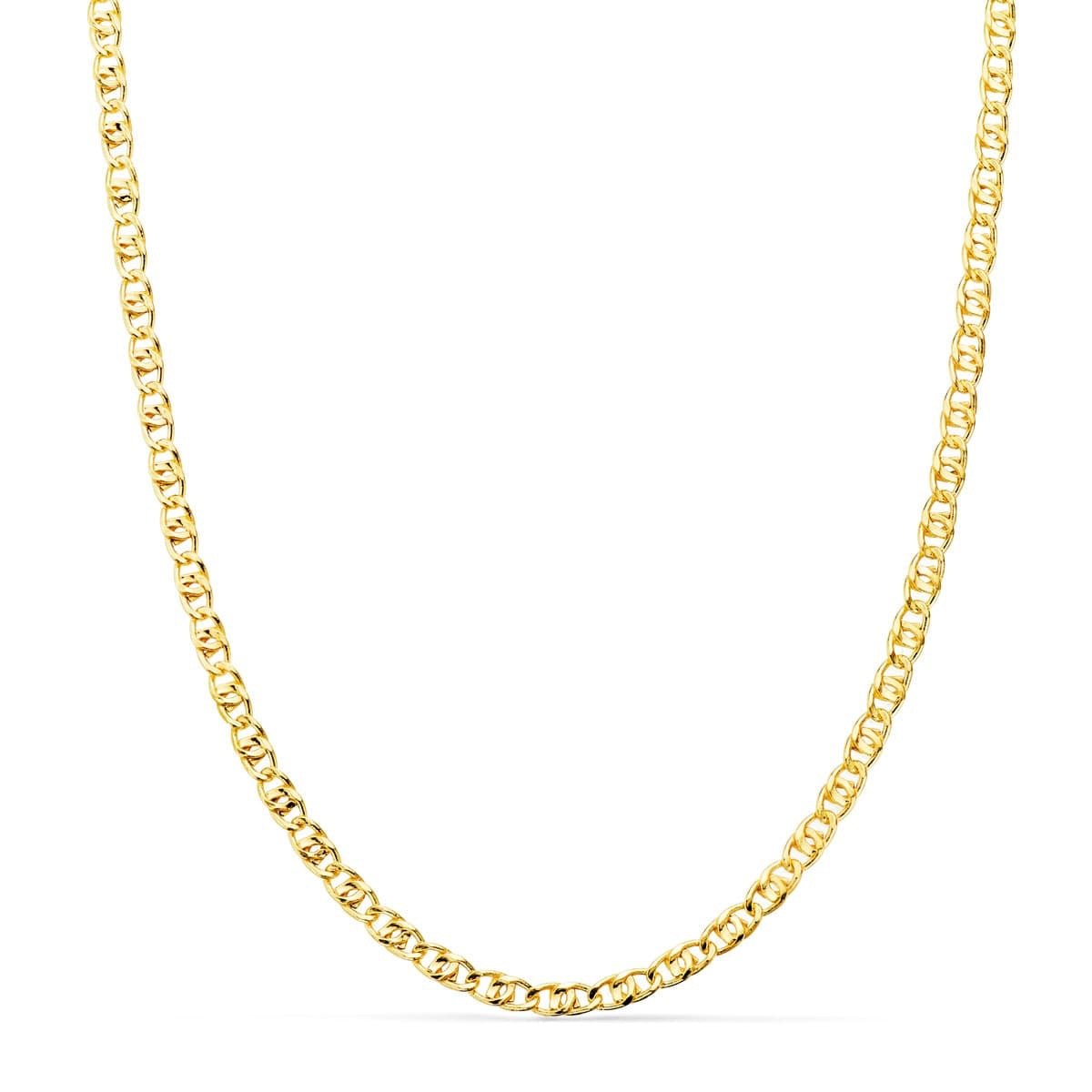 Chaine marine creuse 50cm , Or 18K - PARADOXE