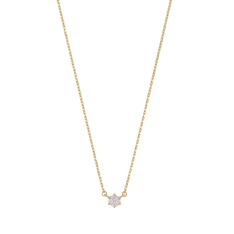 Chaine oxyde zirconium 4mm , Or 9k - PARADOXE
