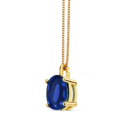 Chaine pendentif Saphir , Or 18K - PARADOXE