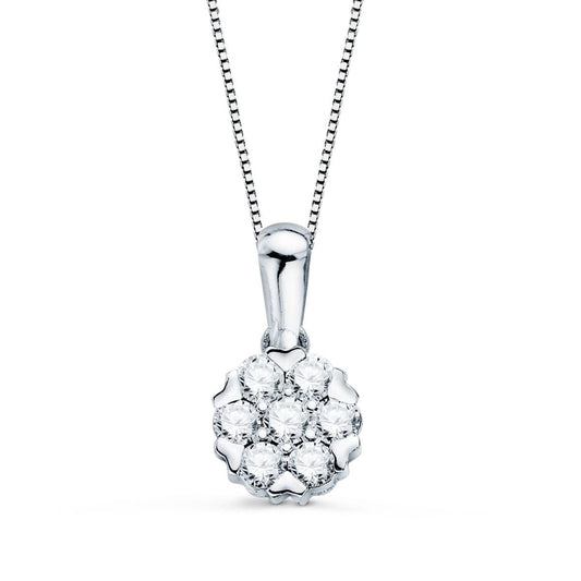 Chaine rond Diamants 0.301 ct, Or blanc 18K - PARADOXE