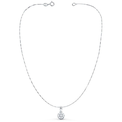 Chaine rond Diamants 0.301 ct, Or blanc 18K - PARADOXE