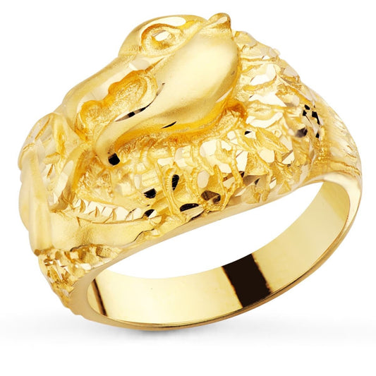 Chevalière dragon , Or 18K - PARADOXE